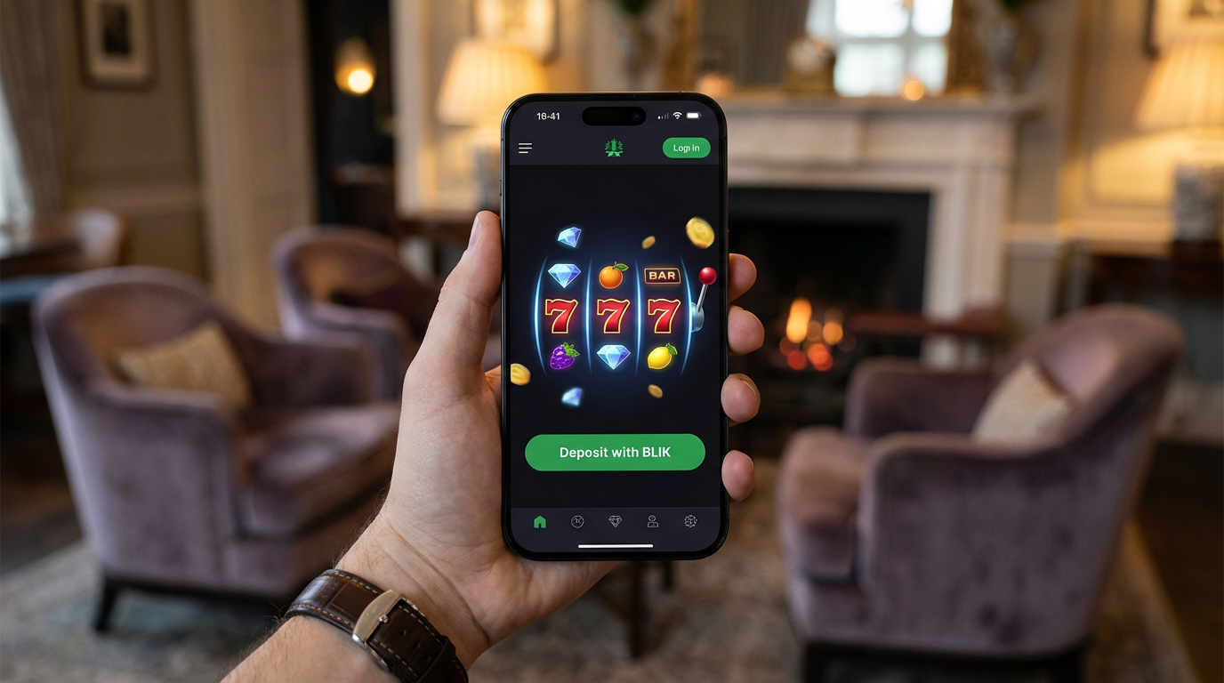 Nowoczesny interfejs kasyna na smartfonie